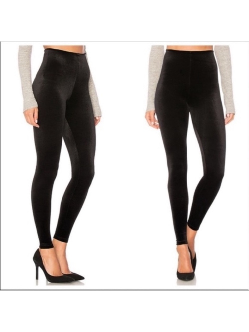 NEW Commando PERFECT CONTROL Velvet leggings SLG05 Sz L
